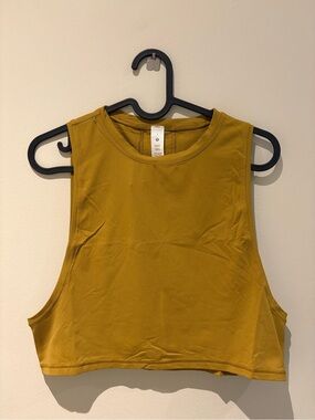 Lululemon Muscle Love Crop Tank *Tough Gold Spice